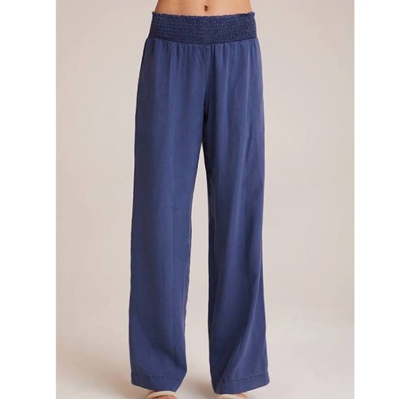 Bella Dahl Pants - NWT Belle Dahl Smocked Waist Wide Leg Pants